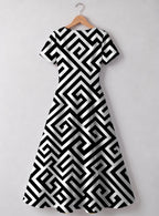"Zamu" Sweetheart Midi Dress