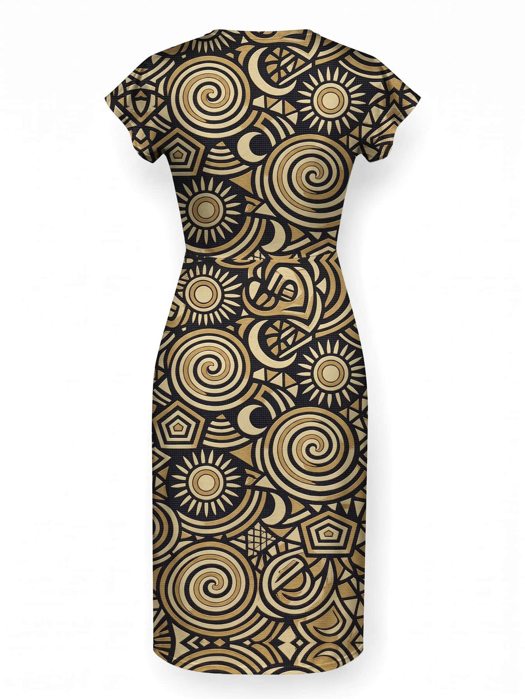 "Sahara" Cap Sleeve Midi Dress