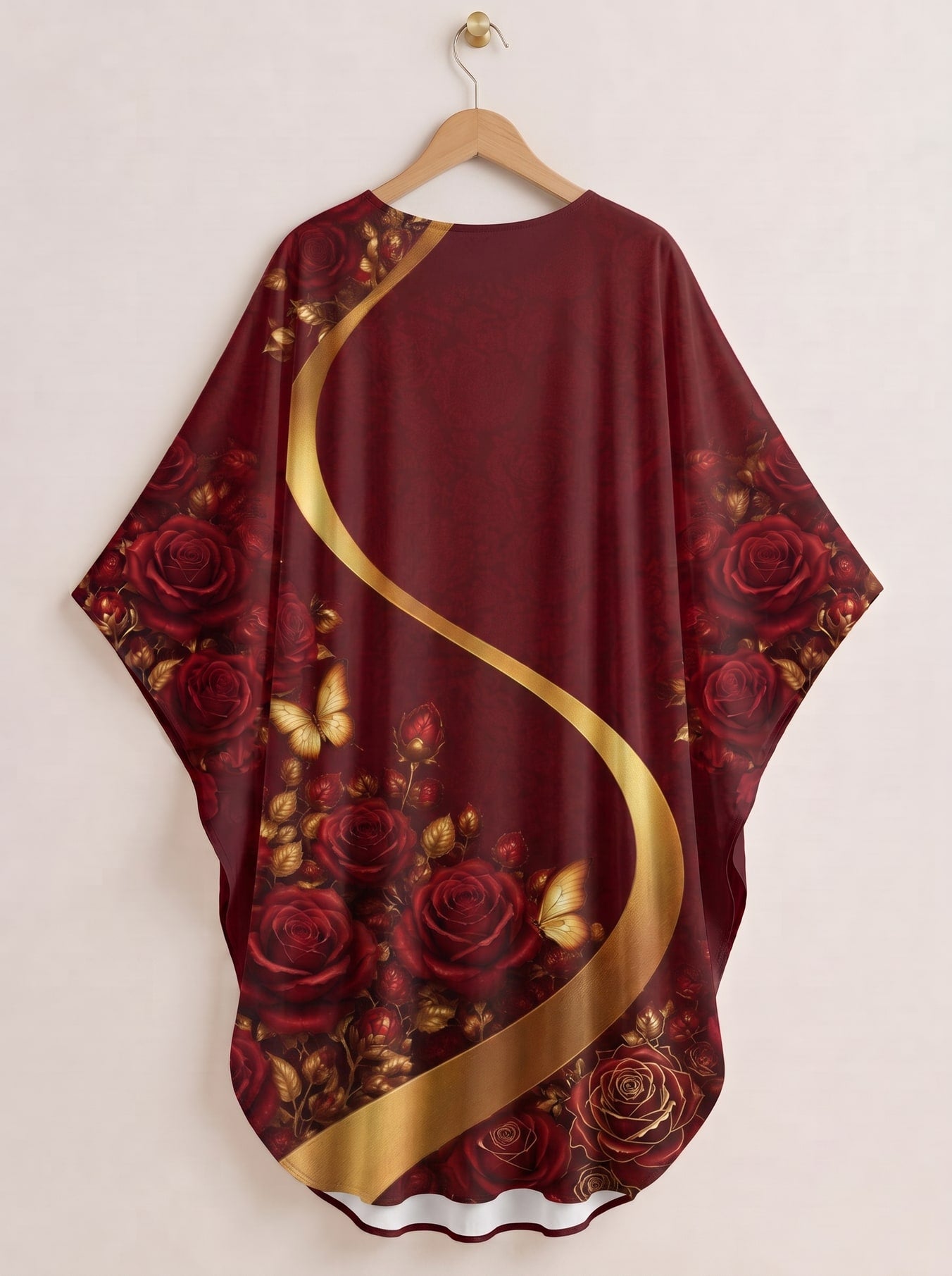 "August Girl Roses" Kaftan Dress