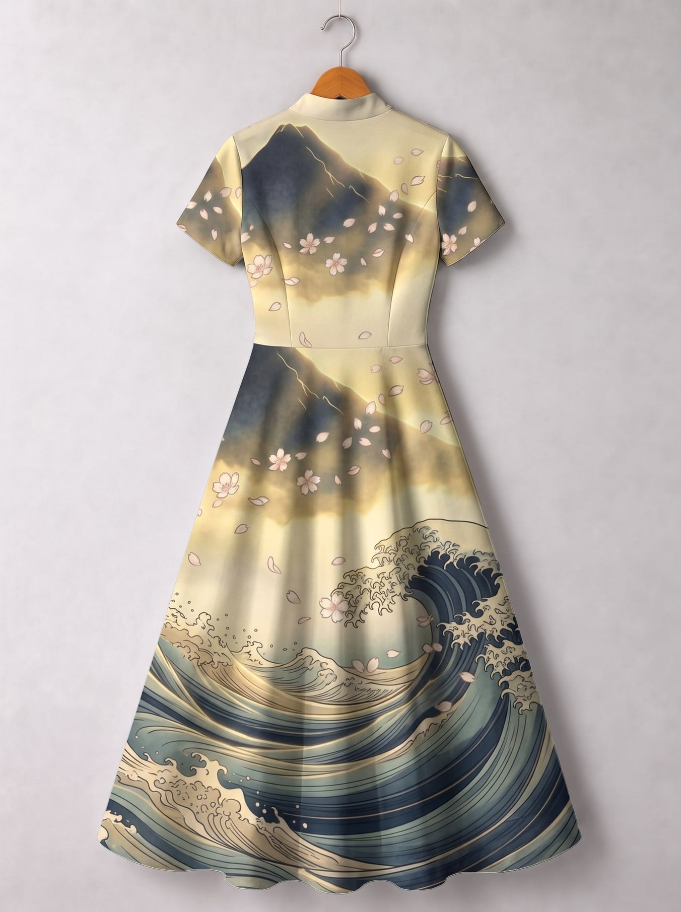 "Wimbi" Short Sleeve Maxi Dress