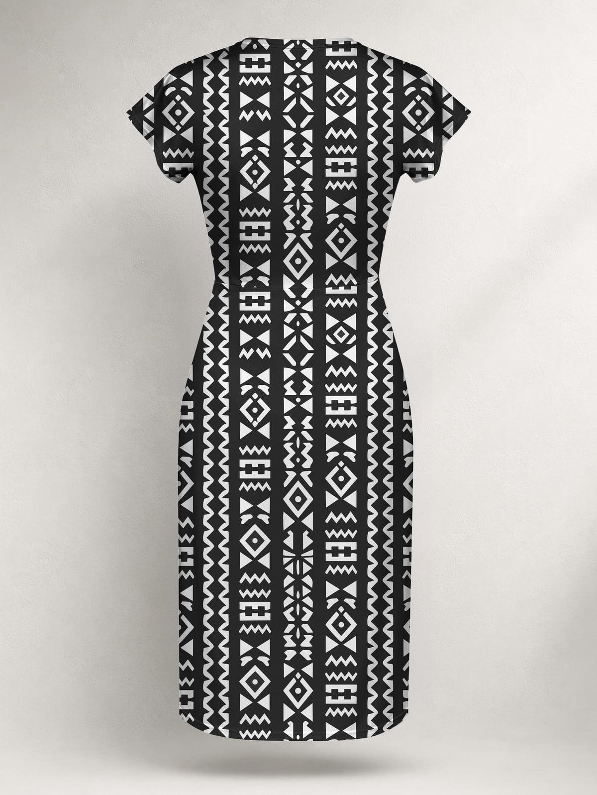 "Kuba" Cap Sleeve Midi Dress