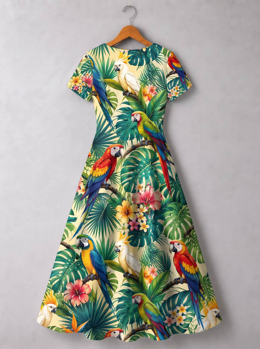 "Peponi" Short Sleeve Maxi Dress
