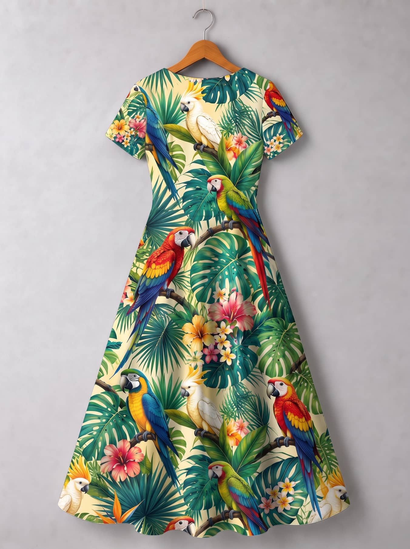 "Peponi" Short Sleeve Maxi Dress