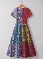 "Oshun Zamani" Sweetheart Midi Dress