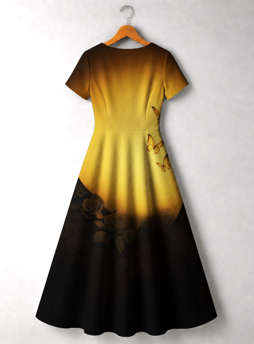 "Iyanu" Short Sleeve Maxi Dress