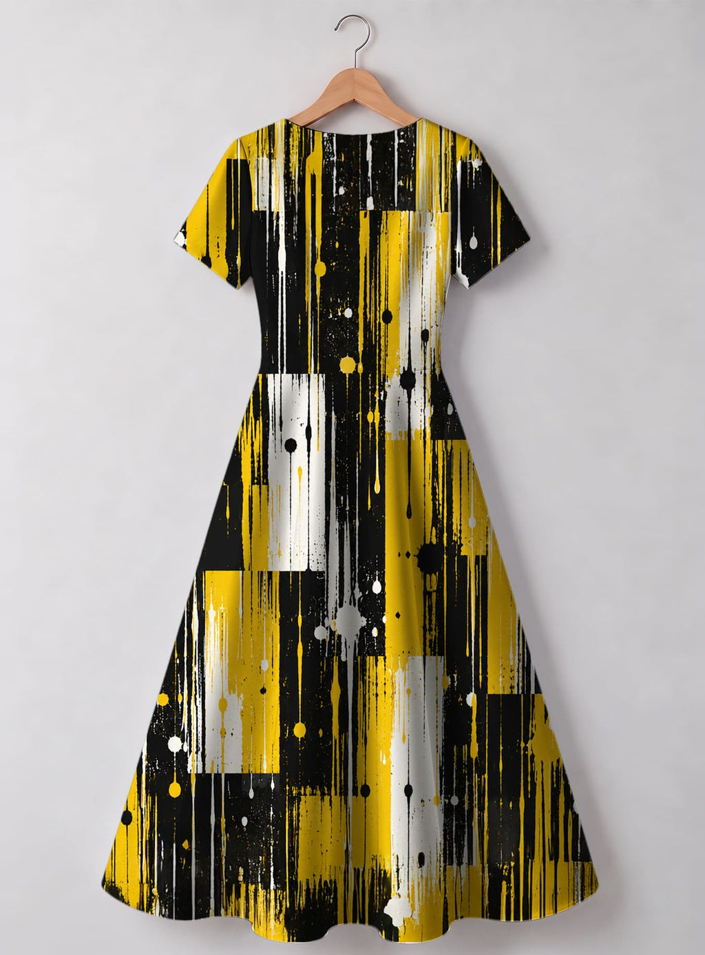 "Mvua" Sweetheart Midi Dress