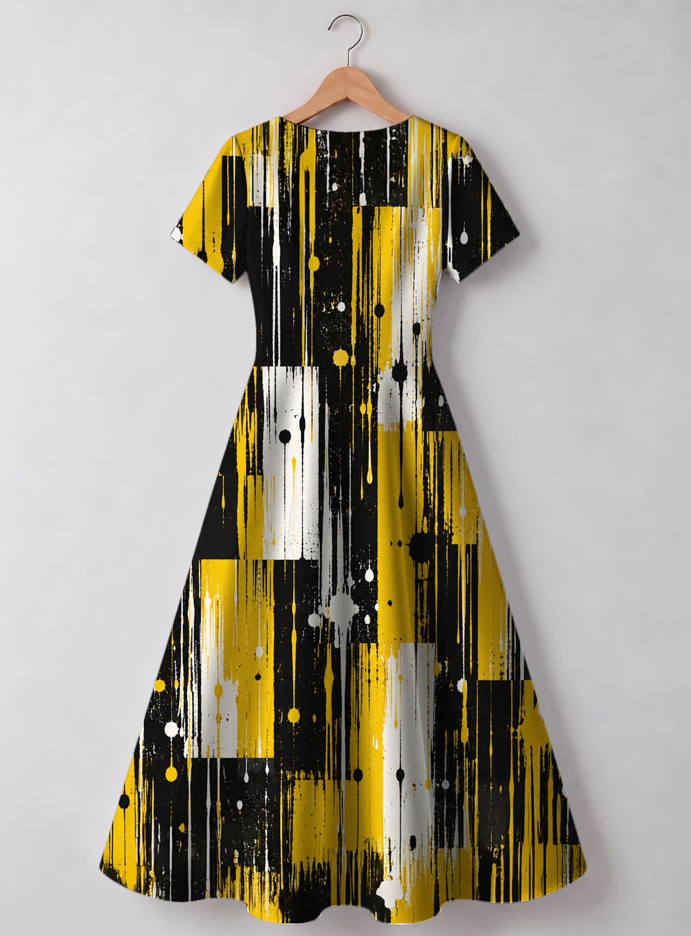 "Mvua" Sweetheart Midi Dress