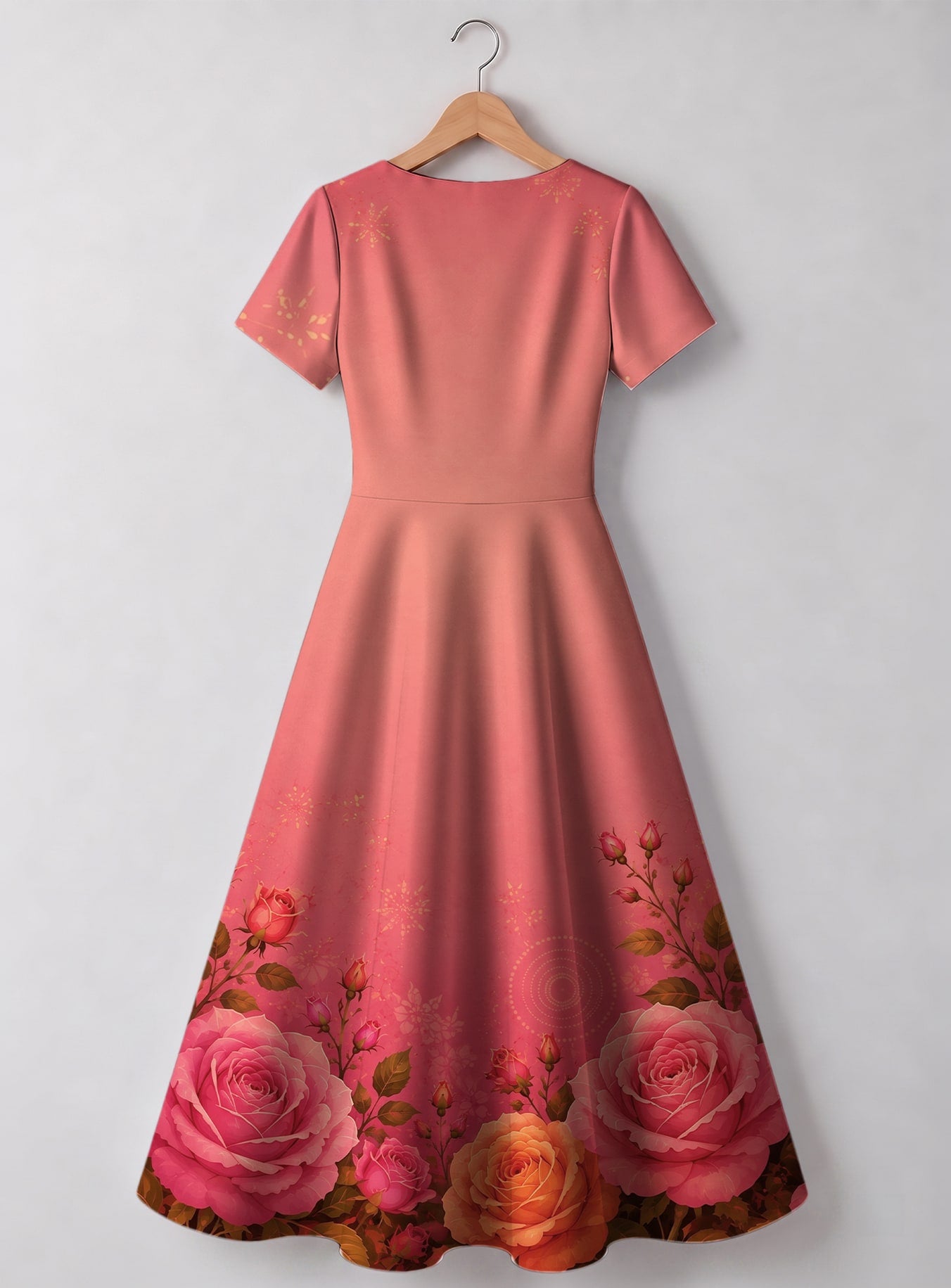 "Malaika" Sweetheart Midi Dress