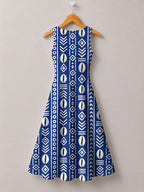 "Oshun" Royal Blue Corset Dress