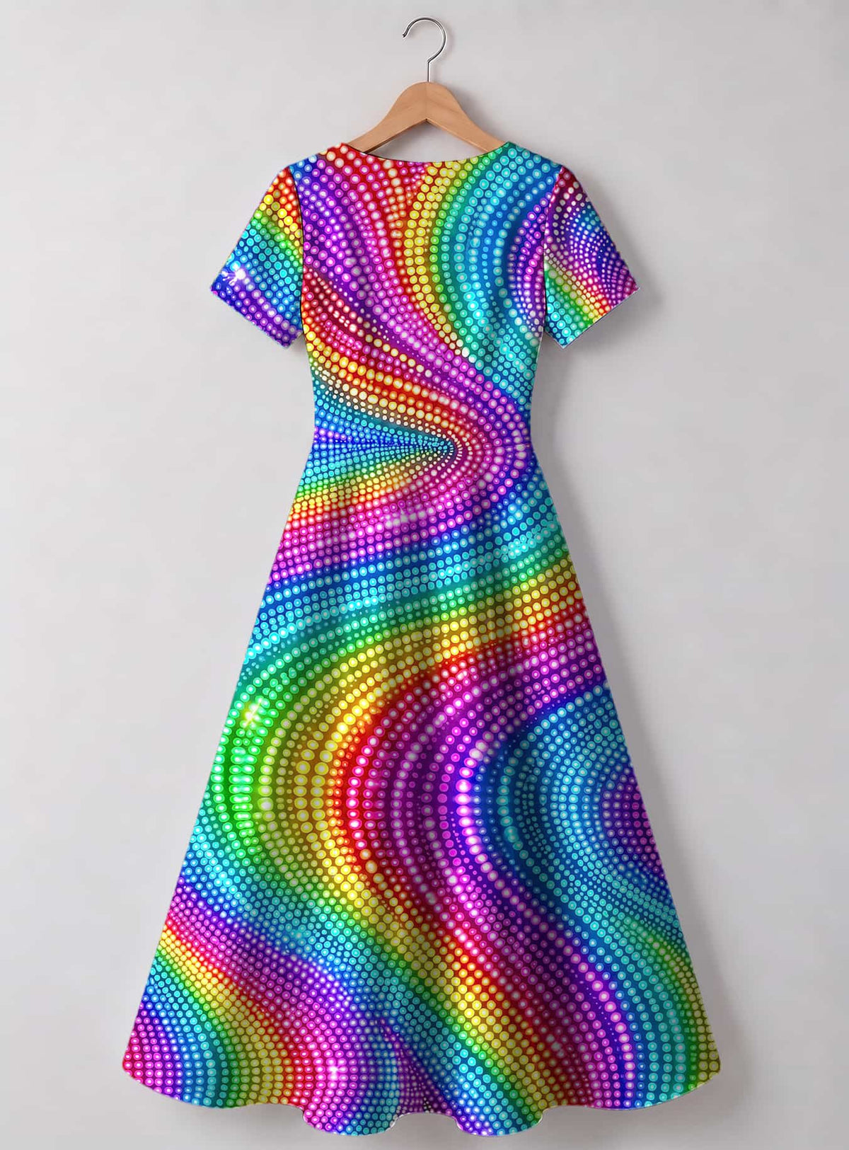 "Mawimbi" Sweetheart Midi Dress