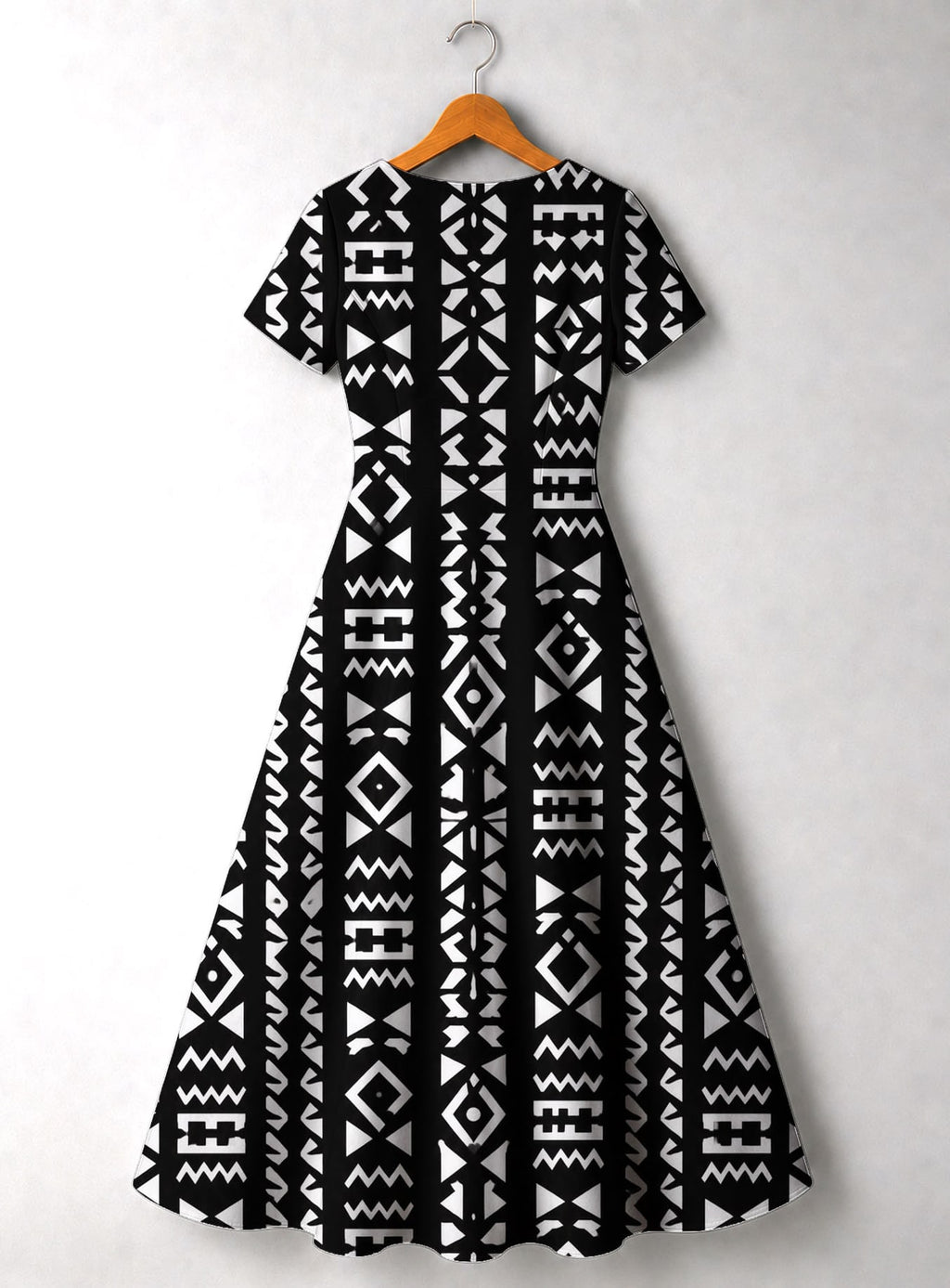 "Kuba" Short Sleeve Maxi Dress