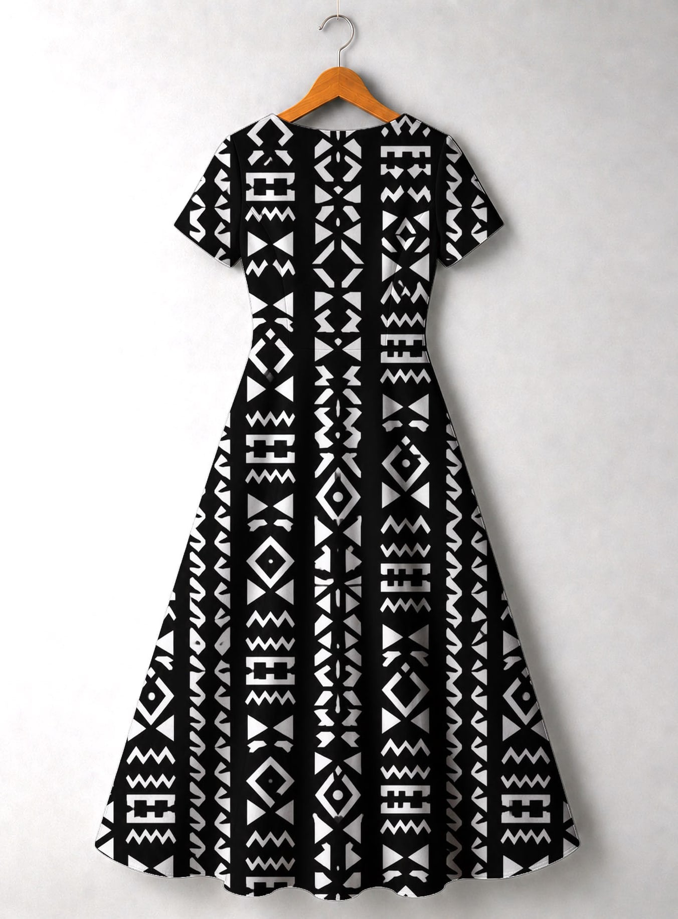 "Kuba" Short Sleeve Maxi Dress