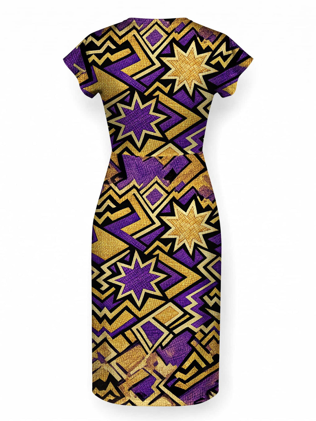 "Sheba" Cap Sleeve Midi Dress