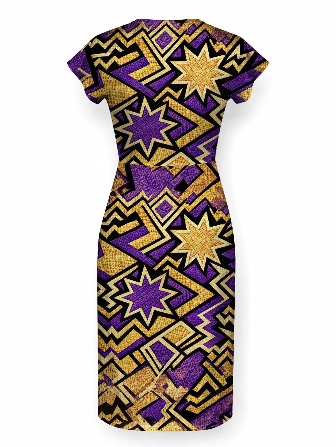 "Sheba" Cap Sleeve Midi Dress