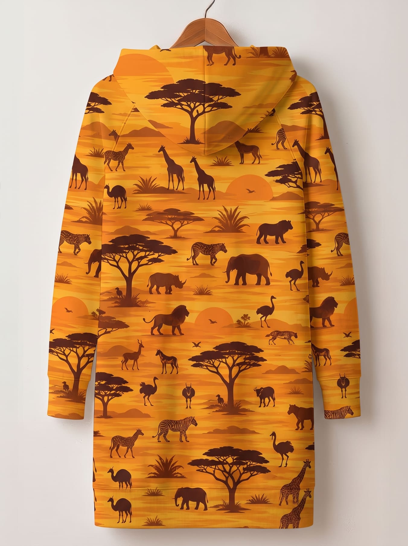 "Mbuga" Hoodie Dress