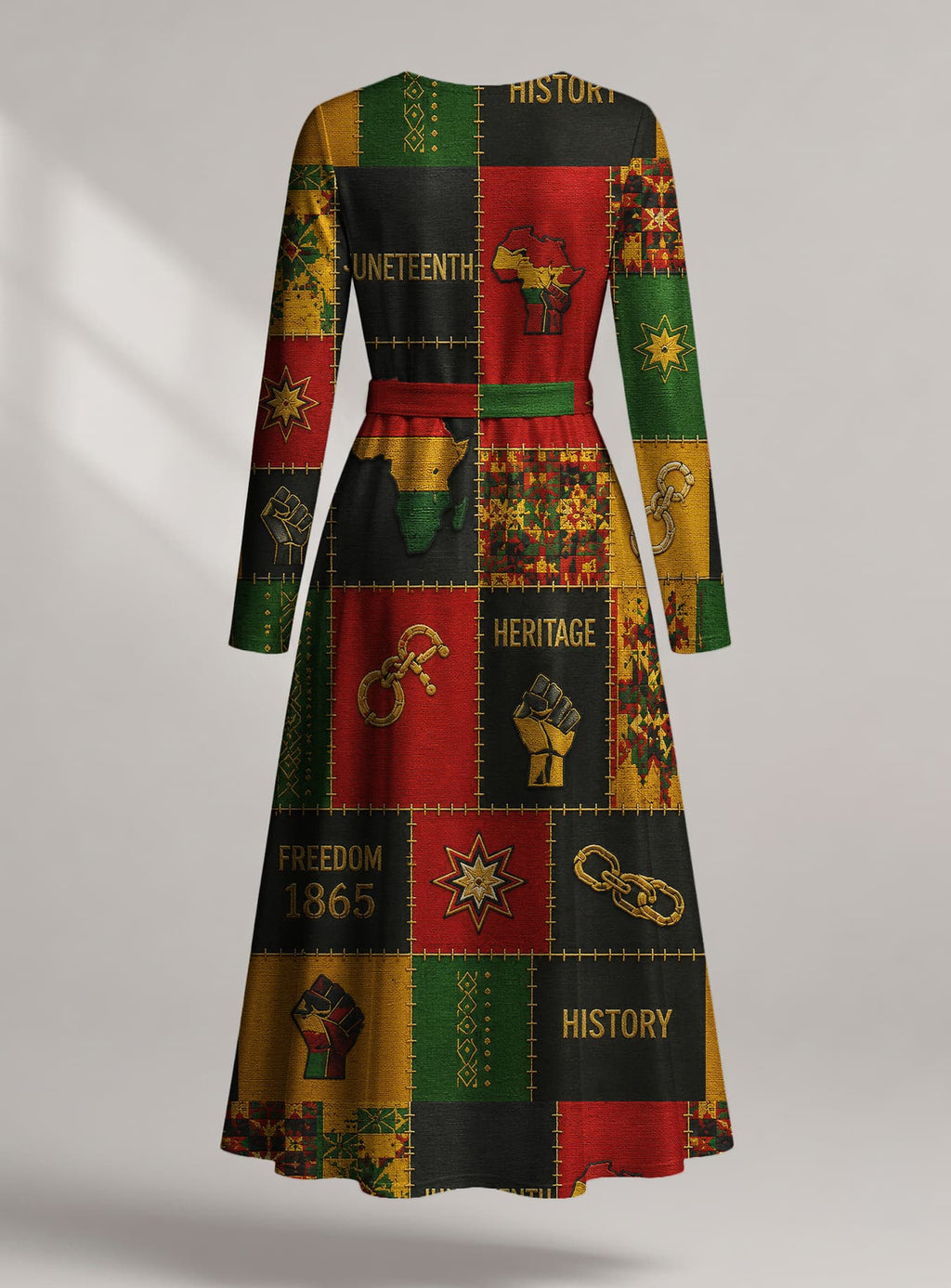 "Kumbuka" Viscose Midi Dress