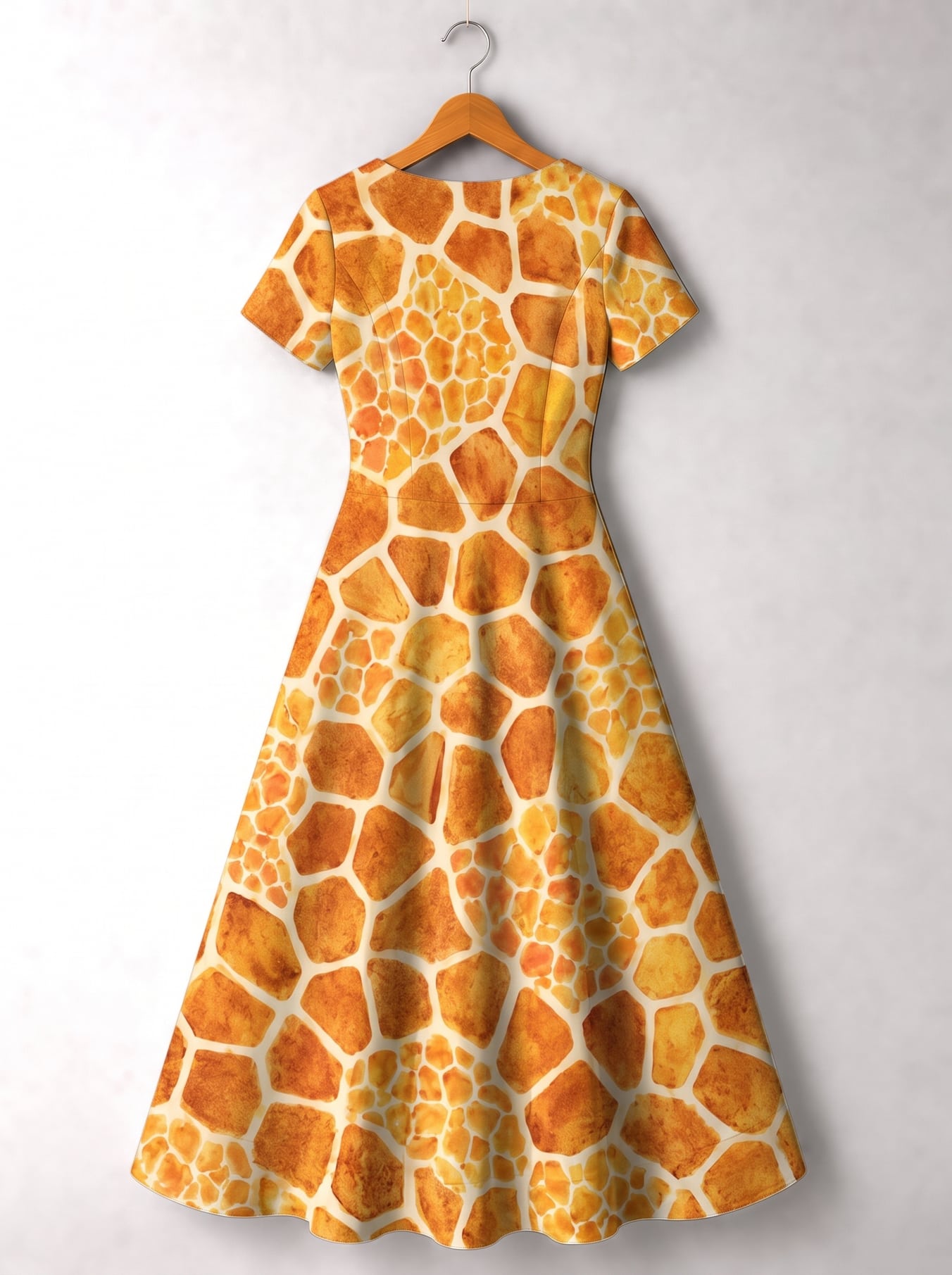 "Twiga" Short Sleeve Maxi Dress