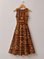 Mudcloth Corset Dress