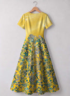 "Alfajiri" Sweetheart Midi Dress