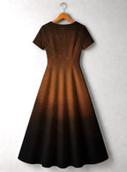 "Thamani" Short Sleeve Maxi Dress