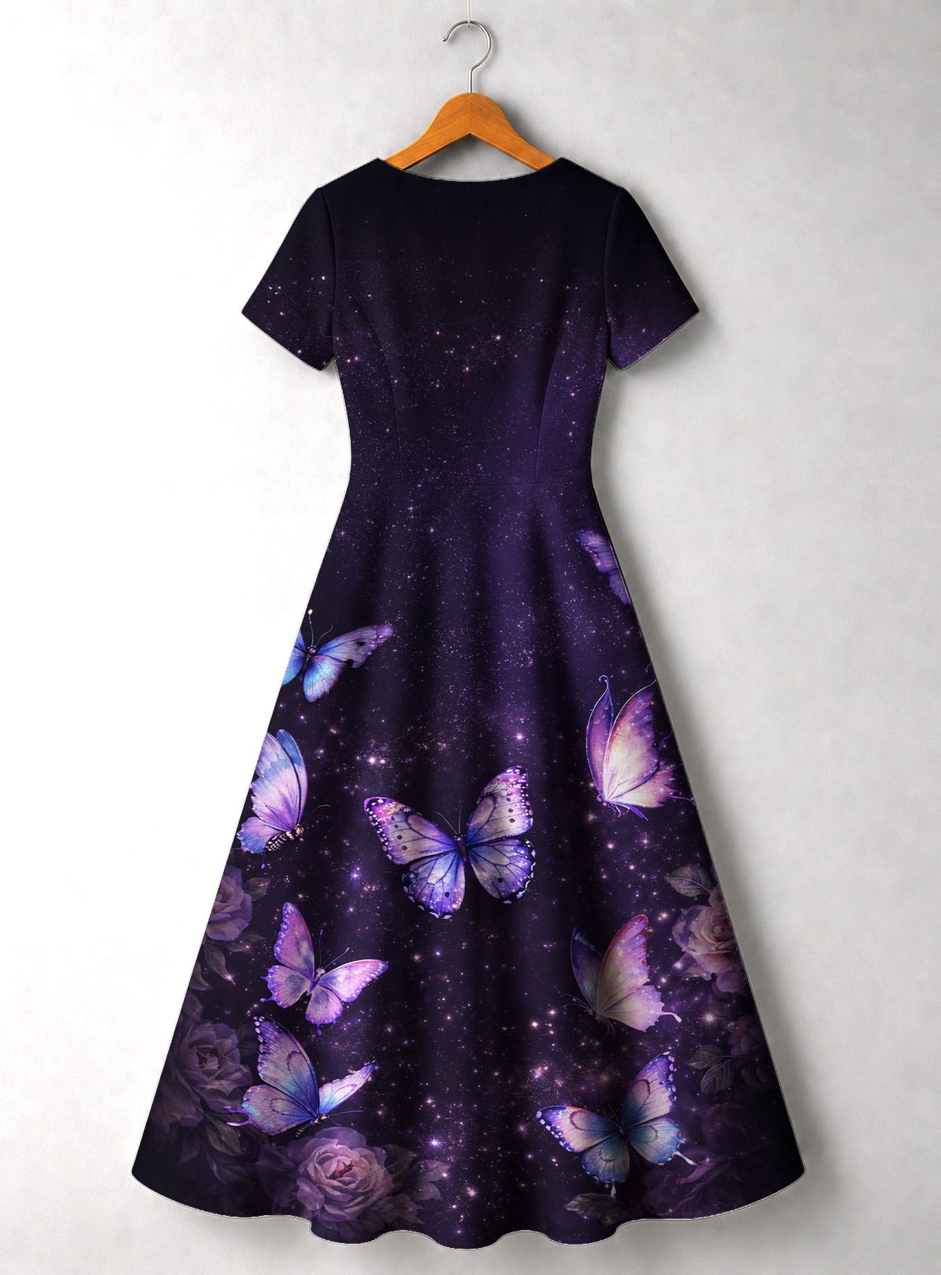 "Nyamekye" Short Sleeve Maxi Dress