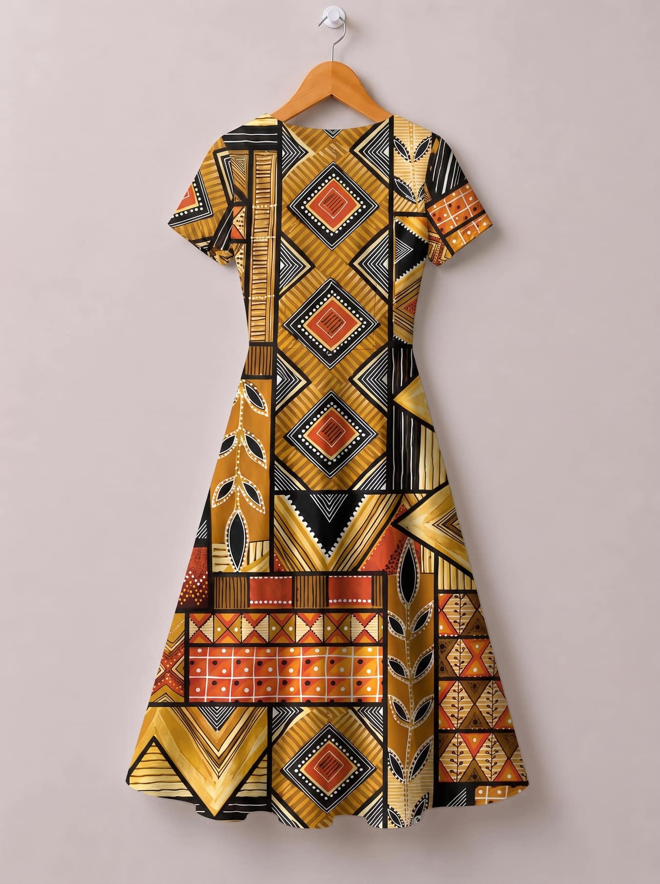 "Ardhi" Short Sleeve Maxi Dress