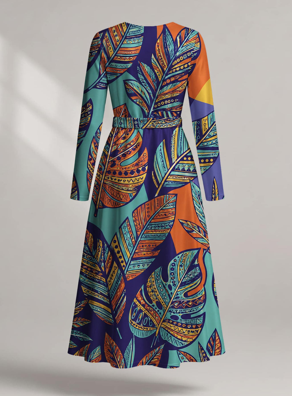 "Majani" Viscose Midi Dress