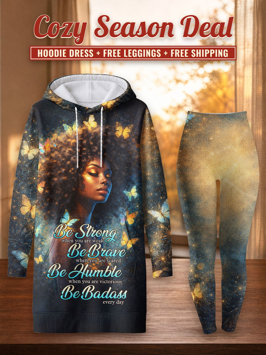 Badass hoodie dress and leggings, photo 1