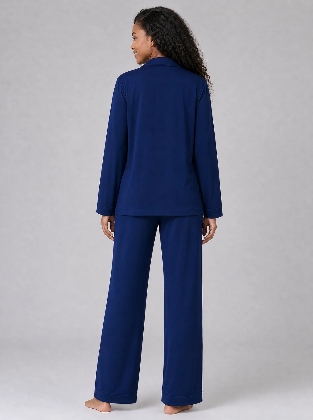 "Bahari" Pajama Set — back view on model