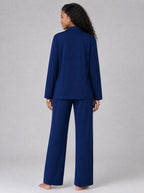 "Bahari" Pajama Set — back view on model