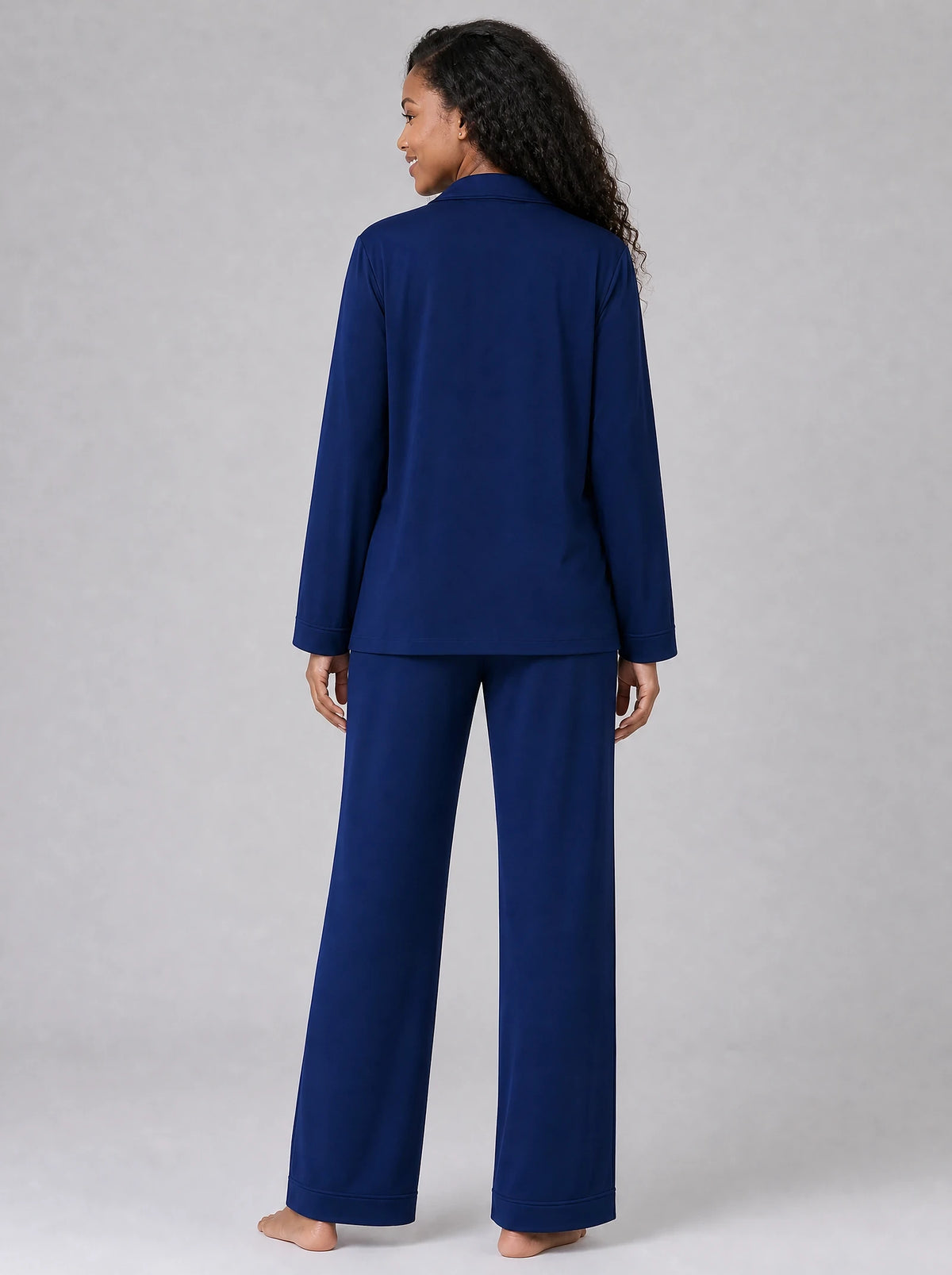 "Bahari" Pajama Set — back view on model