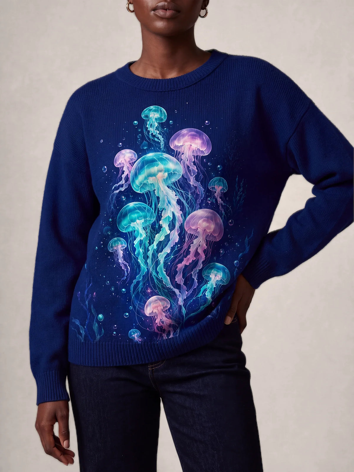 "Bahari" Sweatshirt — styled view on model