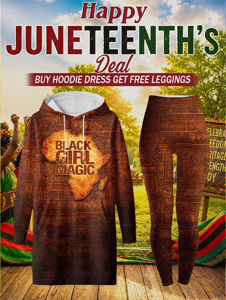 Black Girl Magic Hoodie Dress & Leggings Deal – Afropenda