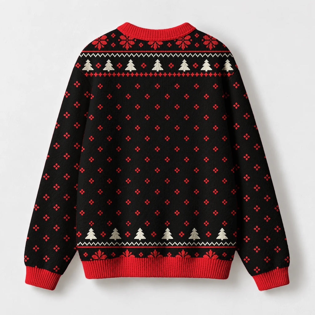 "Big Hair" Christmas Sweatshirt — back view