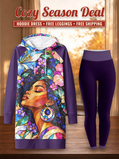 "Dirisha" Hoodie Dress & Leggings Deal – Cozy Season Deal: hoodie dress + free leggings + free shipping