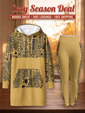 "Haradali" Hoodie Dress & Leggings Deal