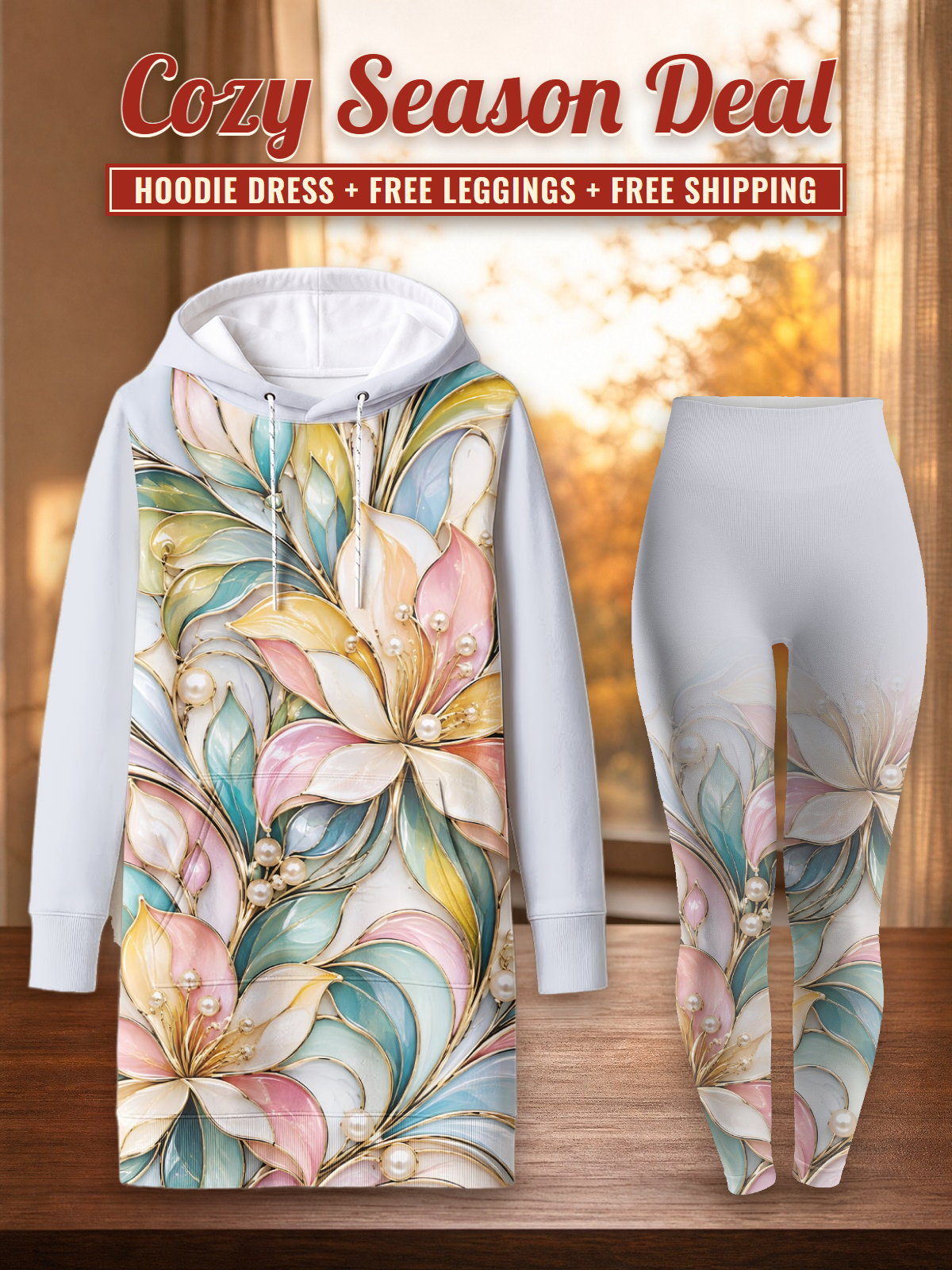 "Maridadi" Hoodie Dress & Leggings Deal – Cozy Season Deal: hoodie dress + free leggings + free shipping