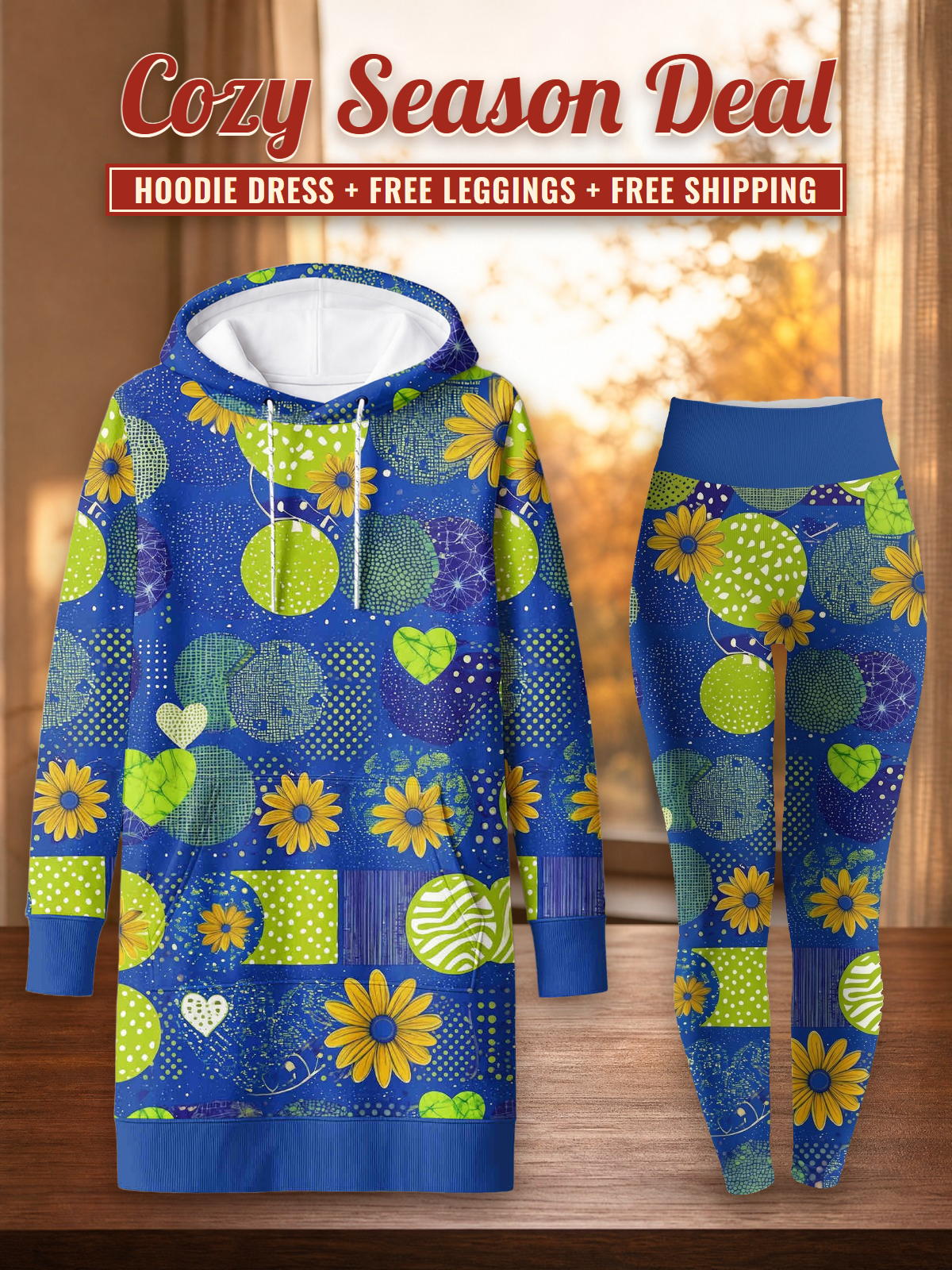 "Mchezo" Hoodie Dress & Leggings Deal – Cozy Season Deal: hoodie dress + free leggings + free shipping