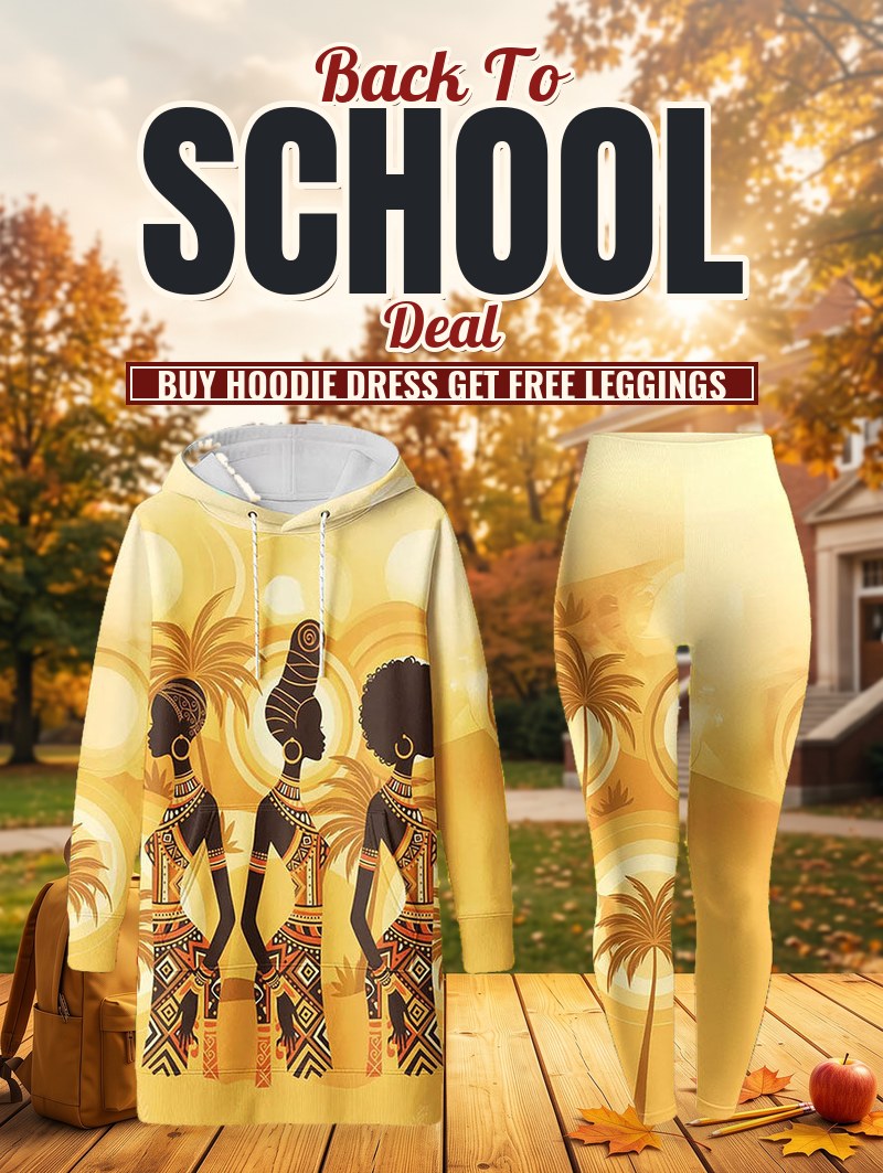 Ancestral Flame Hoodie Dress & Leggings Deal