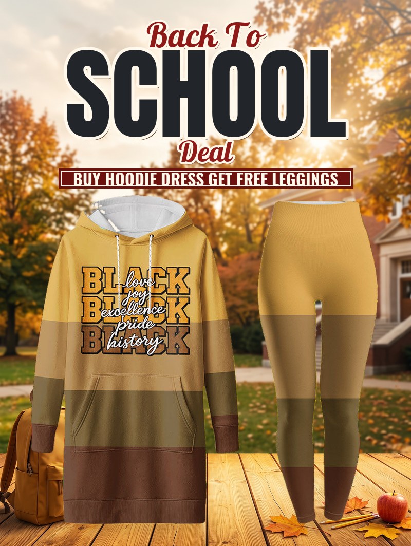 Black Excellence Hoodie Dress & Leggings Deal