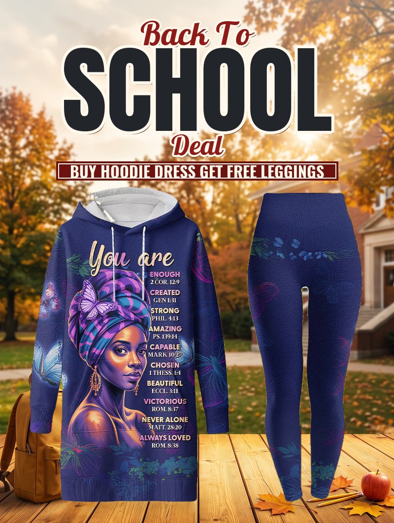 Blue Orchid Hoodie Dress & Leggings Deal