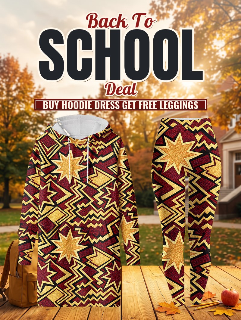 Burgundy Sheba Hoodie Dress & Leggings Deal