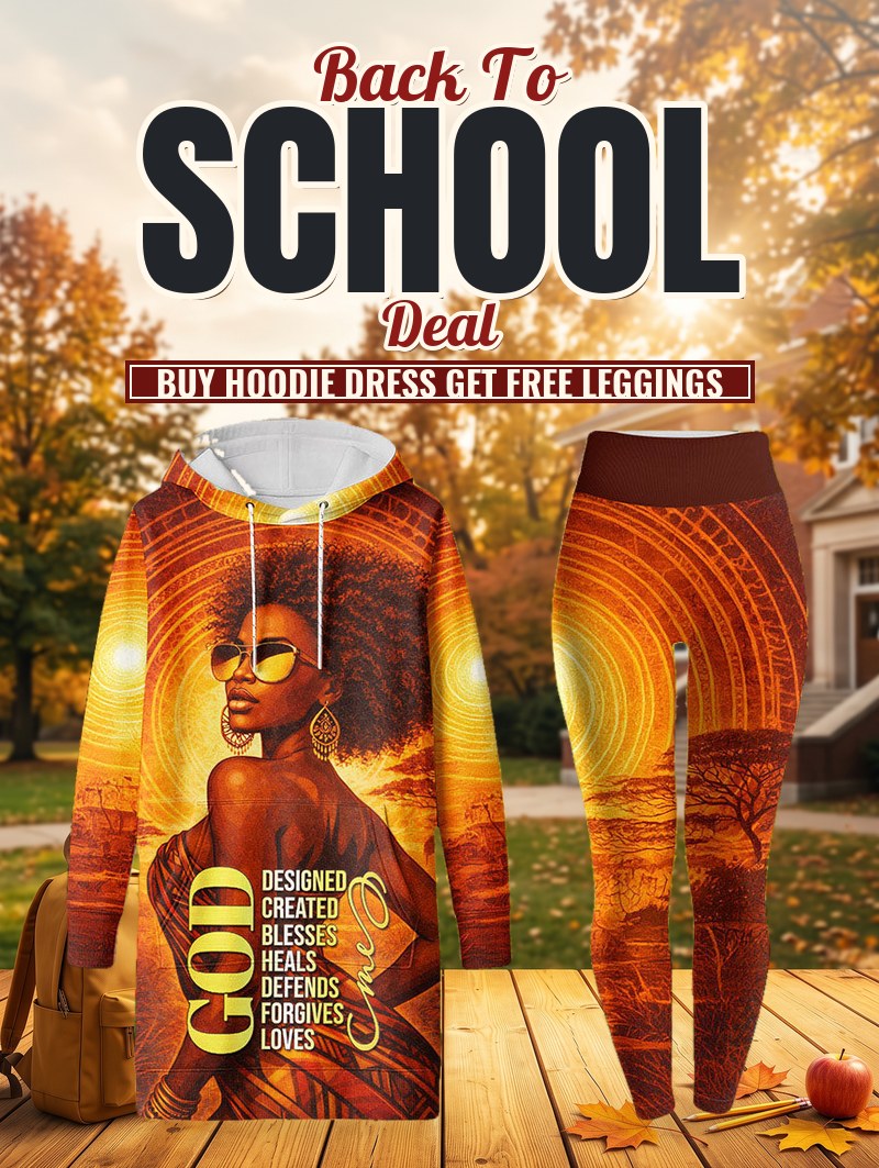Designed Hoodie Dress & Leggings Deal