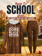 Dope Black Mom Hoodie Dress & Leggings Deal