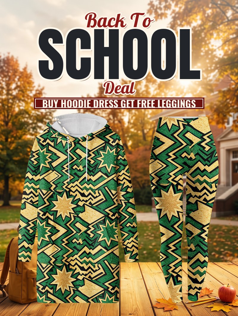 Emerald Sheba Hoodie Dress & Leggings Deal