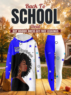 Feeling Blacknificient Blue Hoodie Dress & Leggings Deal