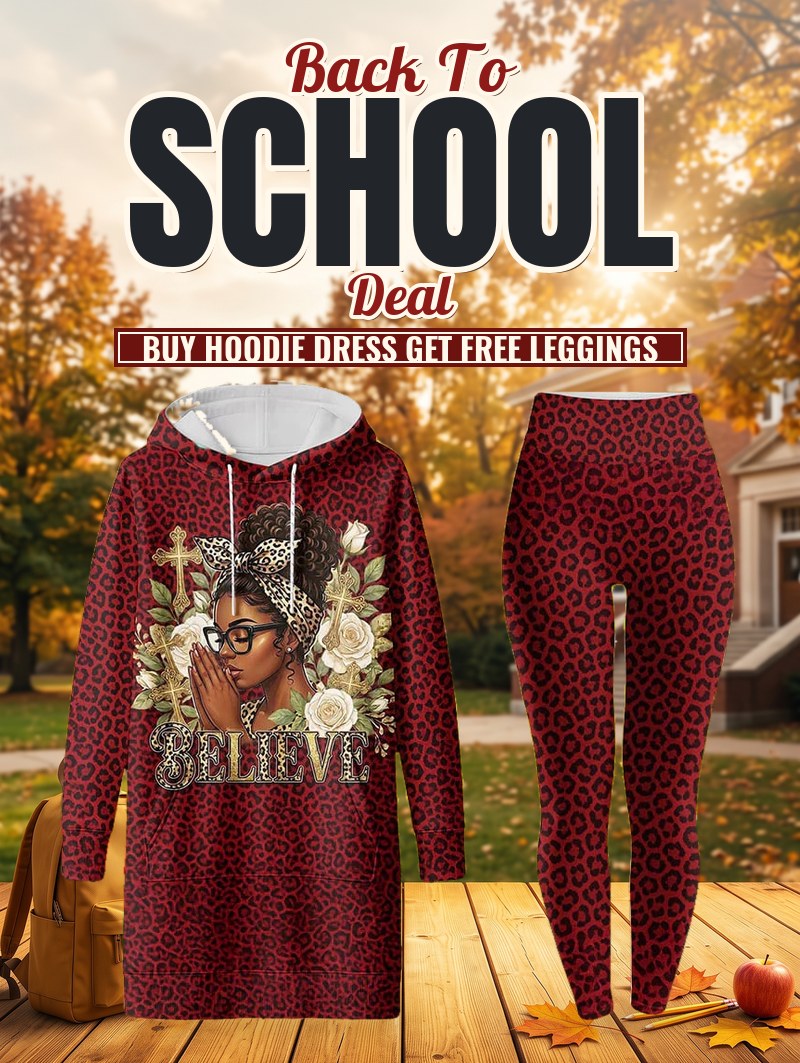 "Imani" Rouge Hoodie Dress & Leggings Deal