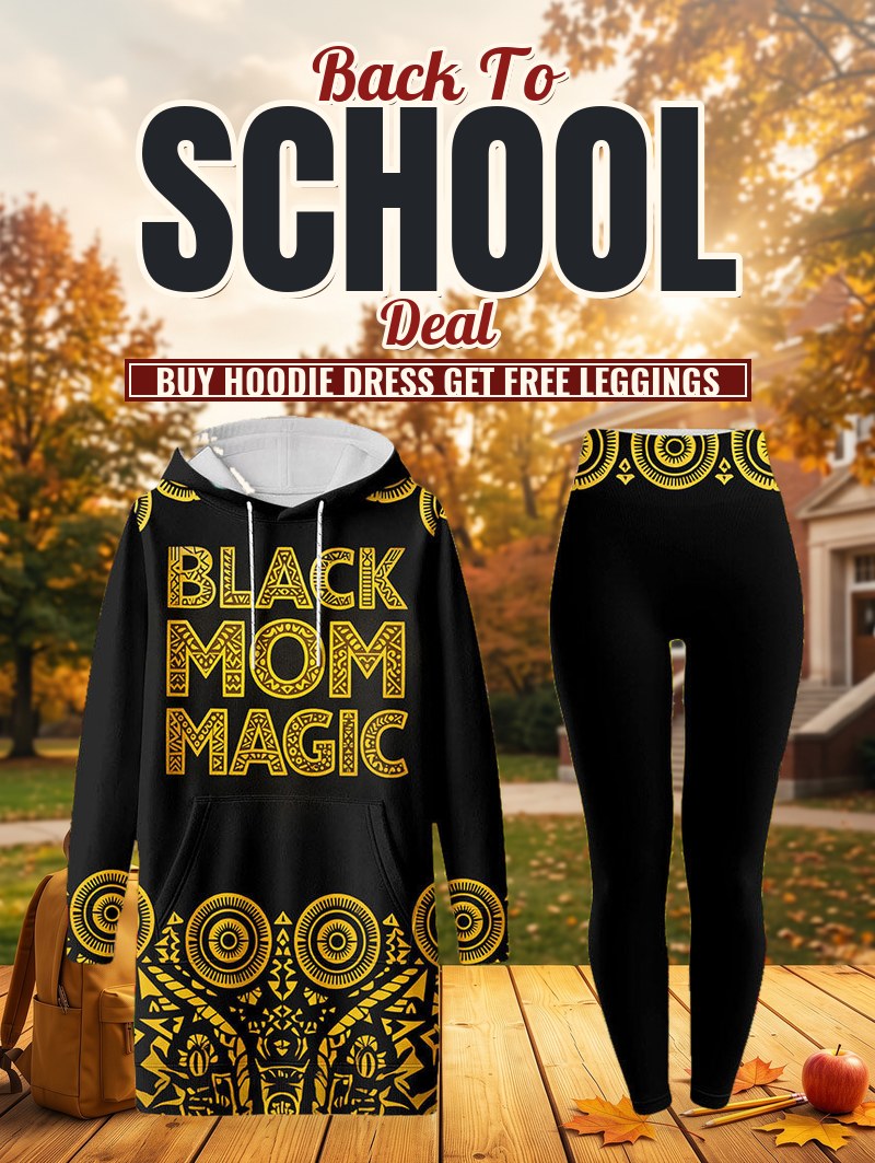 "Mamafo" Hoodie Dress & Leggings Deal