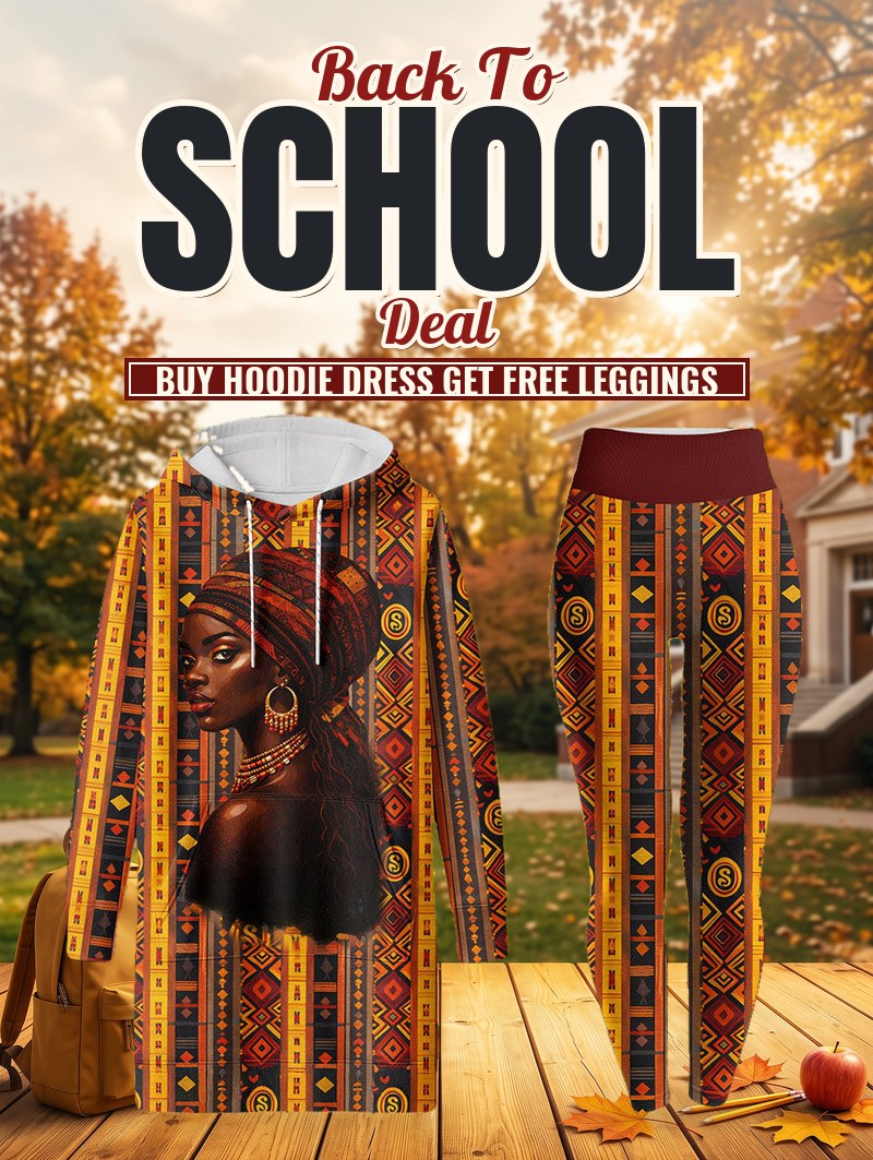 Melanin Radiance Hoodie Dress & Leggings Deal