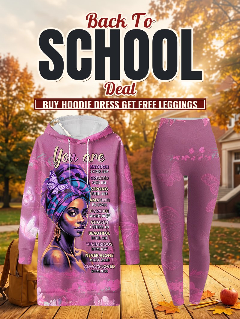 Pink Orchid Hoodie Dress & Leggings Deal
